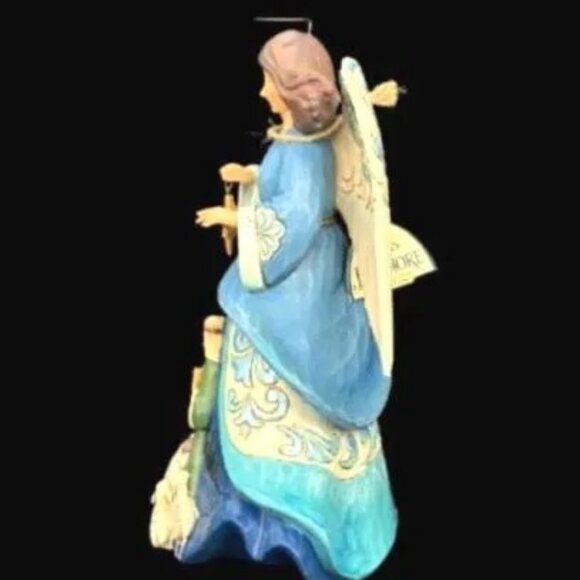 ENESCO Jim Shore "Wrapped in Holy Love" Nativity Angel Figurine Hartwood Creek - Picture 4 of 8